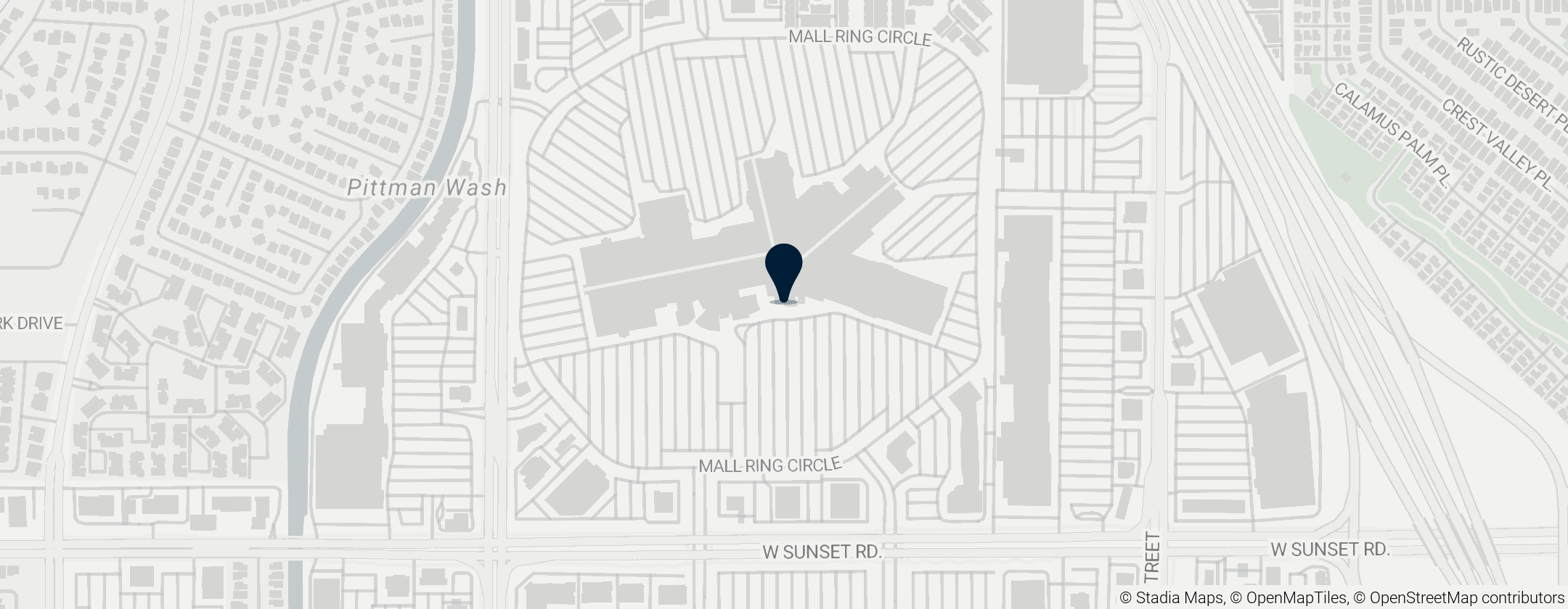 Map of Galleria at Sunset