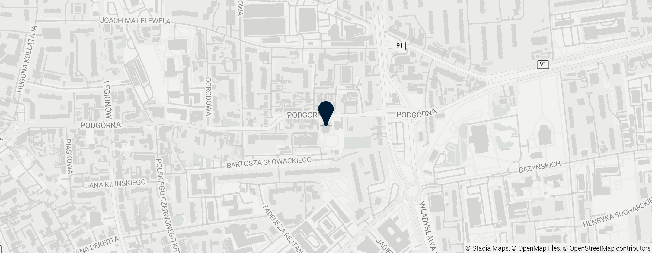 Map of Kościół Matki Boskiej Zwycięskiej w Toruniu