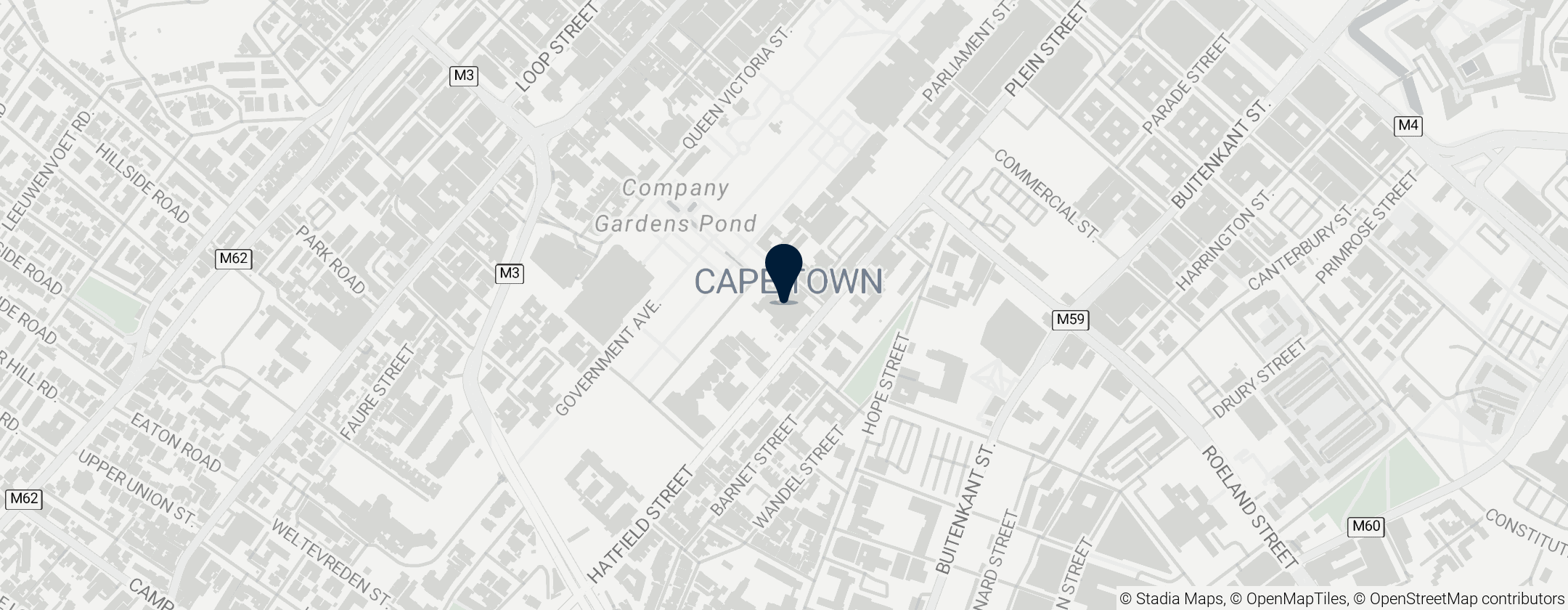 Map of South African National Gallery