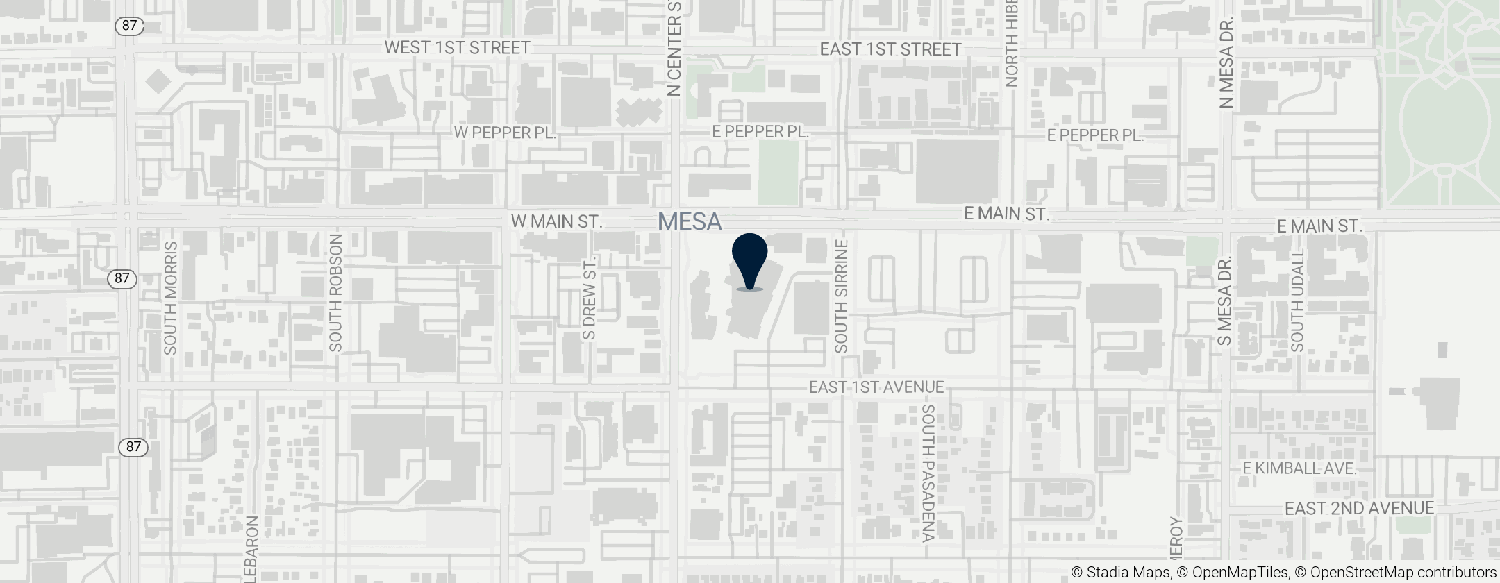 Map of Centro de Artes de Mesa