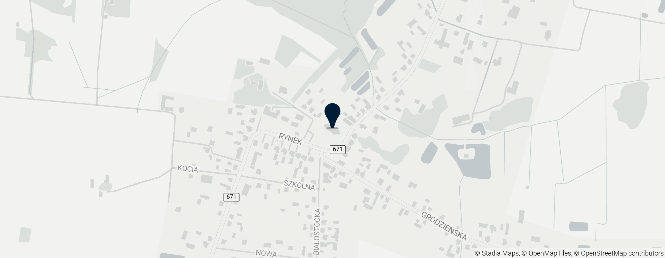 Map of Kościół Świętej Trójcy w Jasionówce