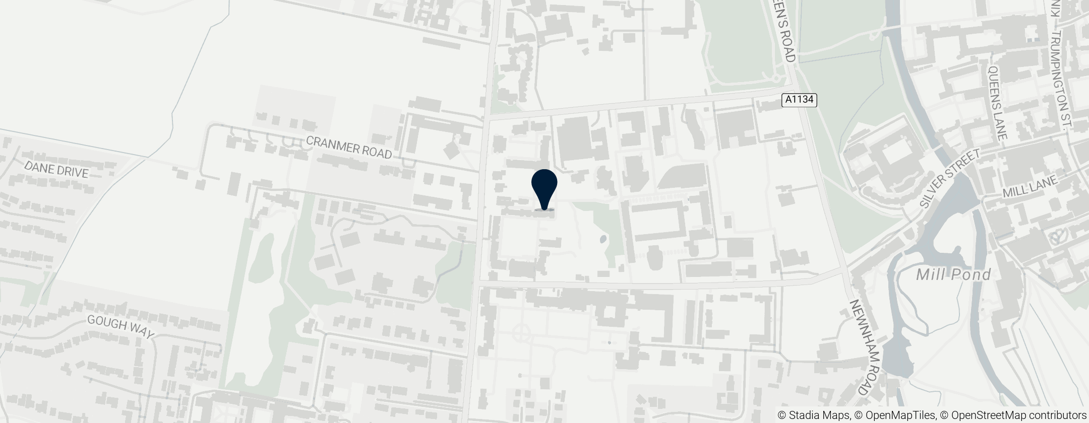 Map of Selwyn College