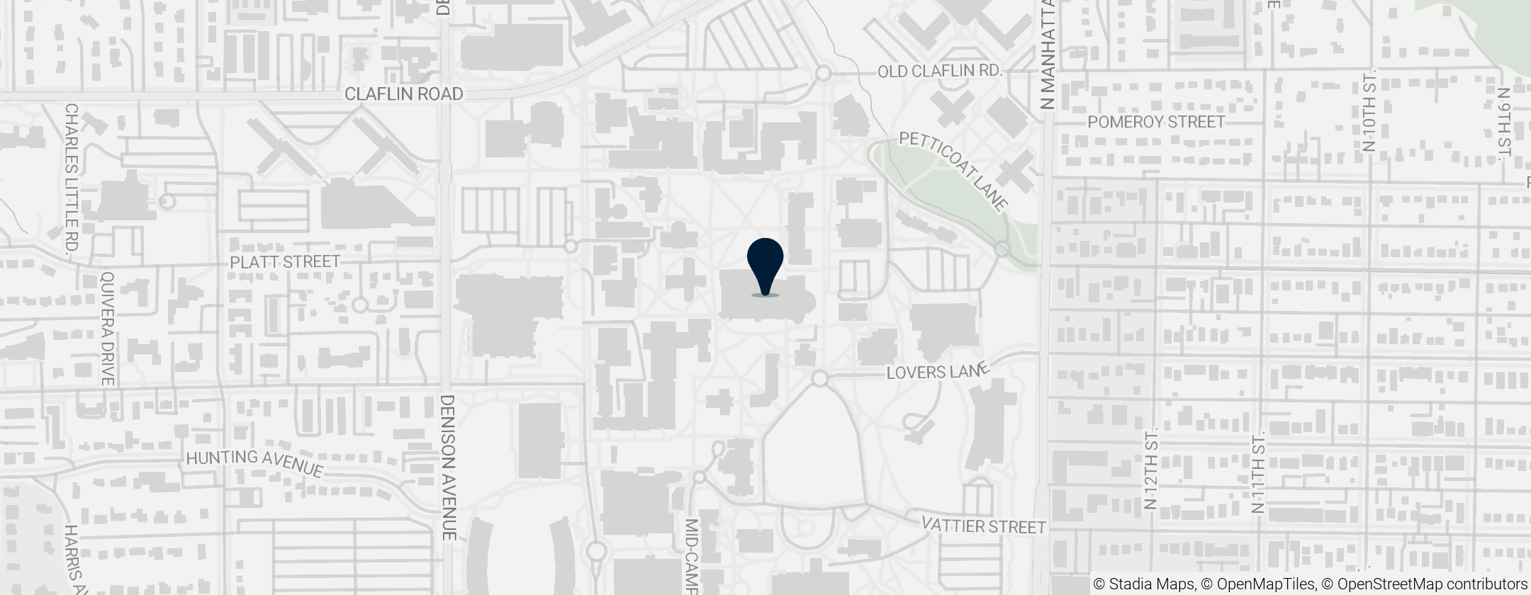 Map of Hale Library