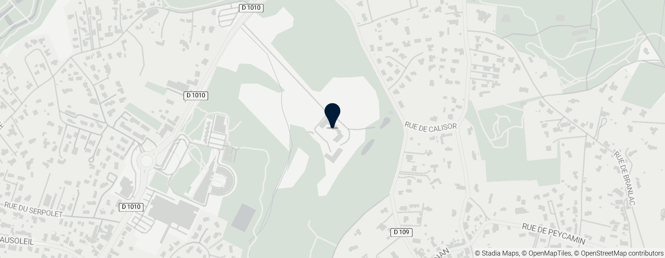 Map of Château de Tauzia