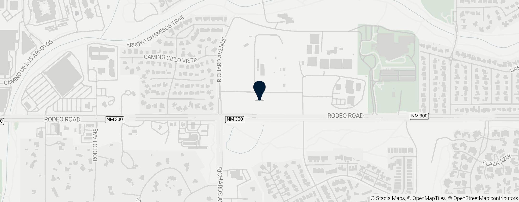 Map of Rodeo de Santa Fe