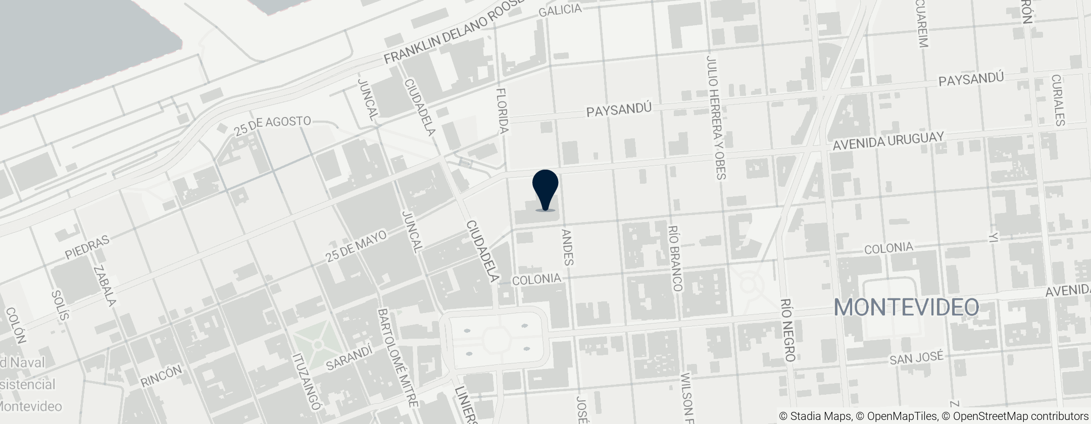 Map of National Auditorium of Sodre