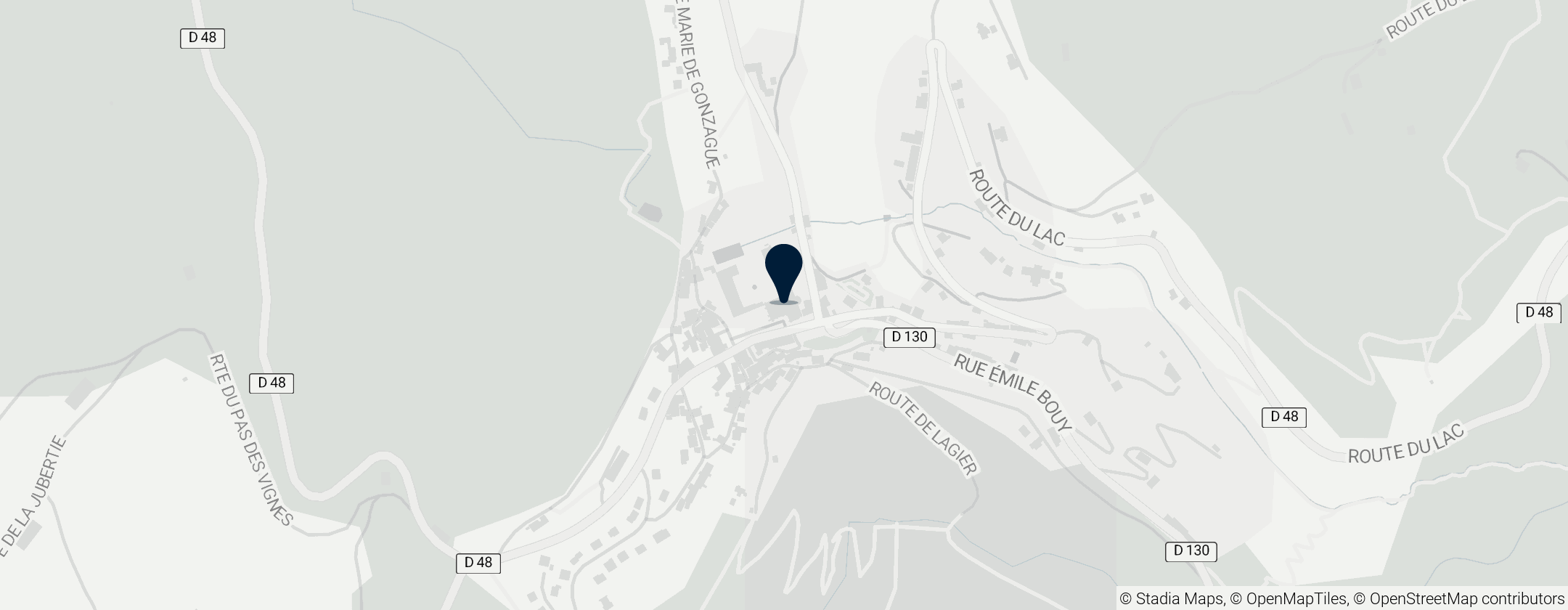 Map of Obazine Abbey