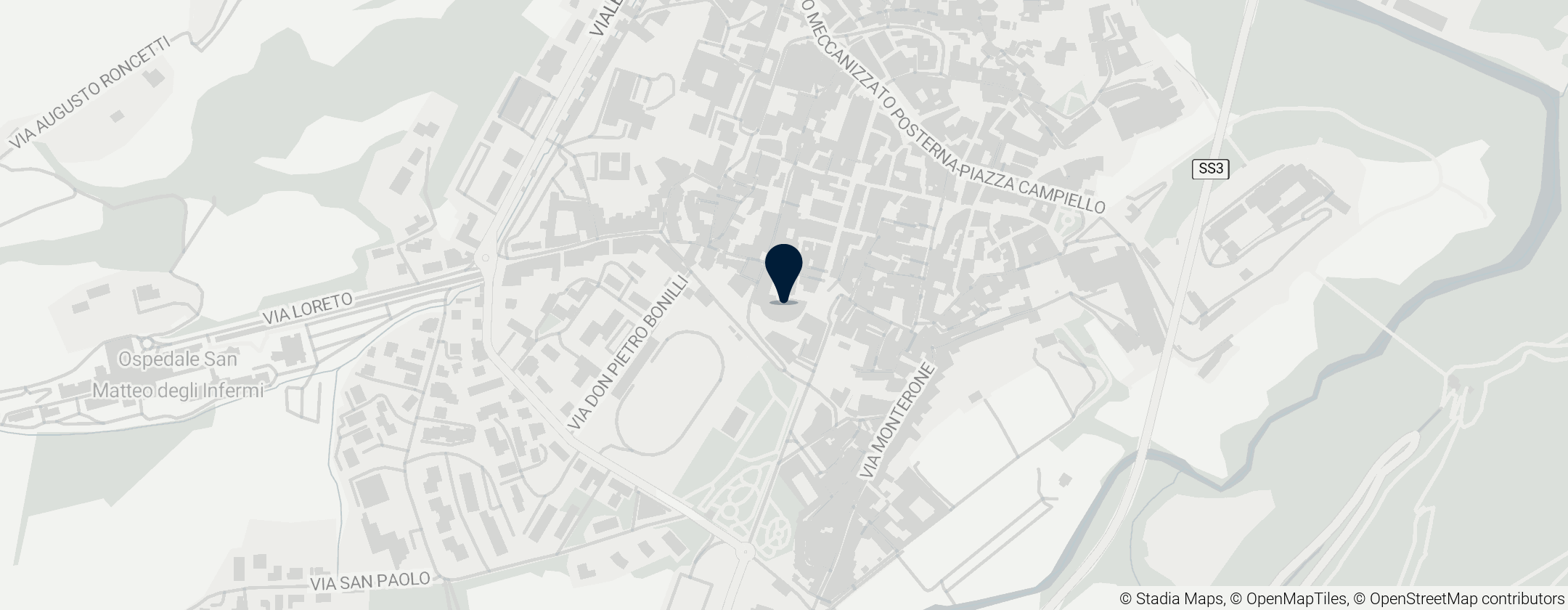 Map of Teatro romano di Spoleto