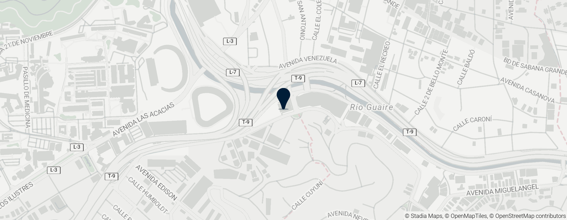 Map of Notaría Pública Tercera del Municipio Baruta del Estado Miranda