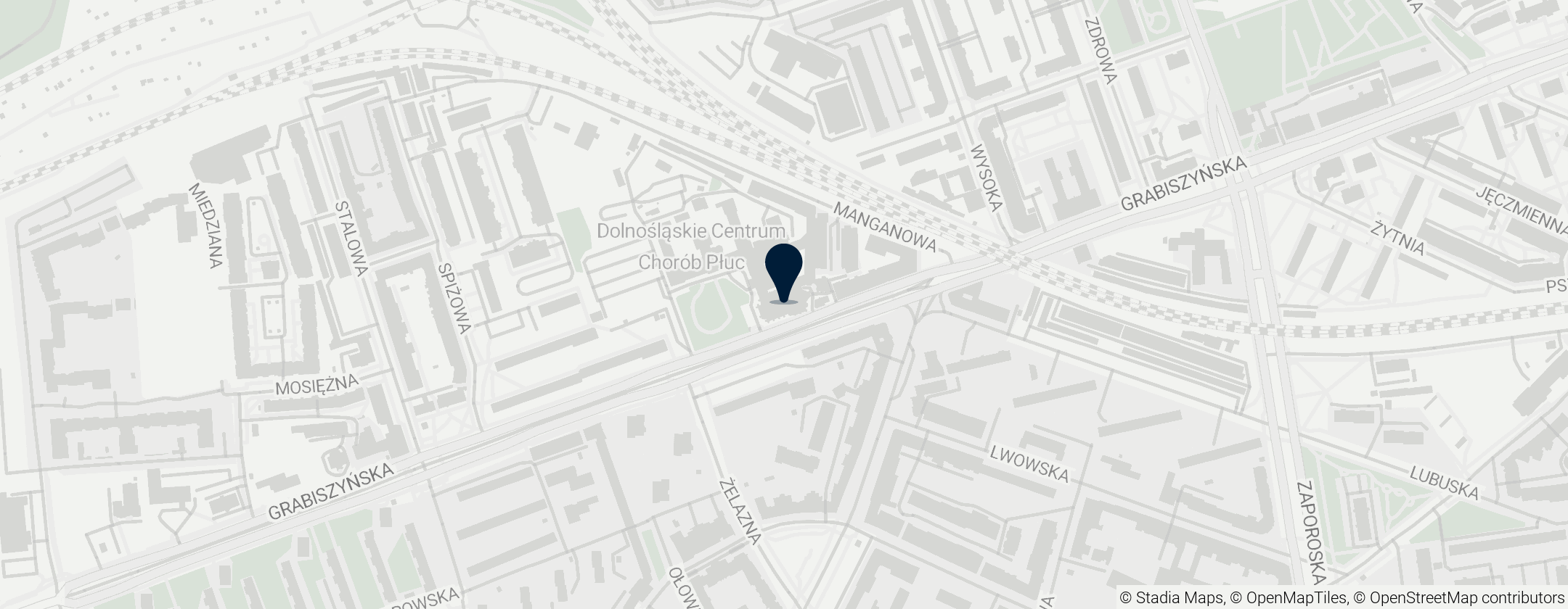 Map of Kościół św. Elżbiety przy ulicy Grabiszyńskiej we Wrocławiu