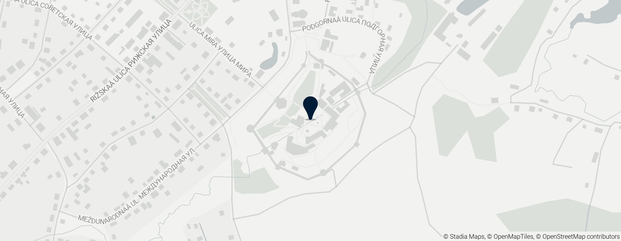 Map of Pskov-Caves Monastery