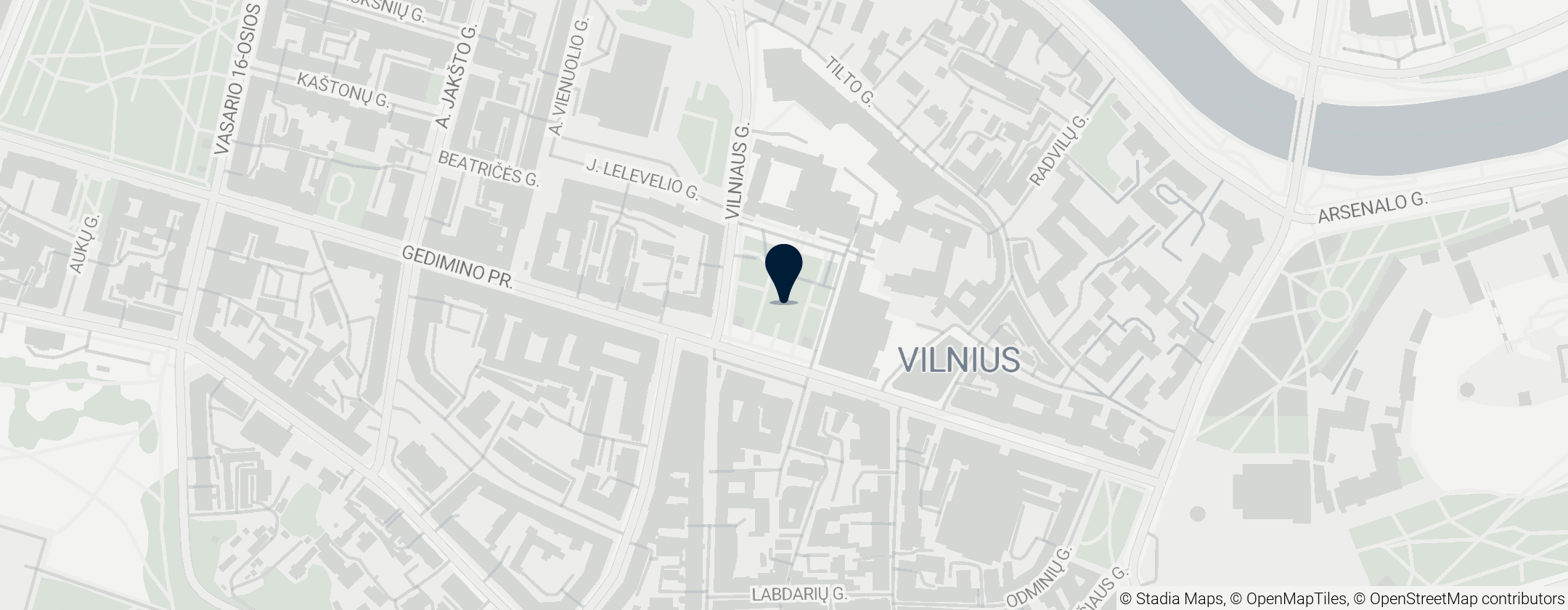 Map of Vincas Kudirka