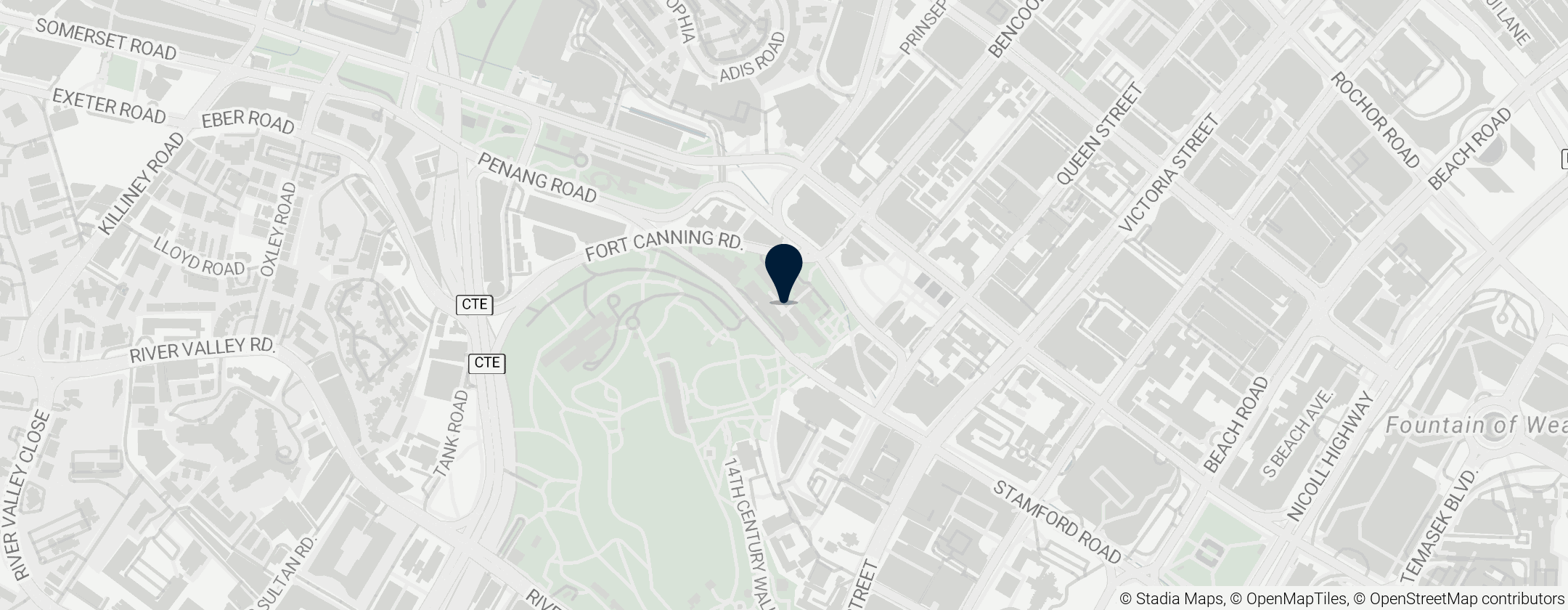 Map of 싱가포르 국립 박물관