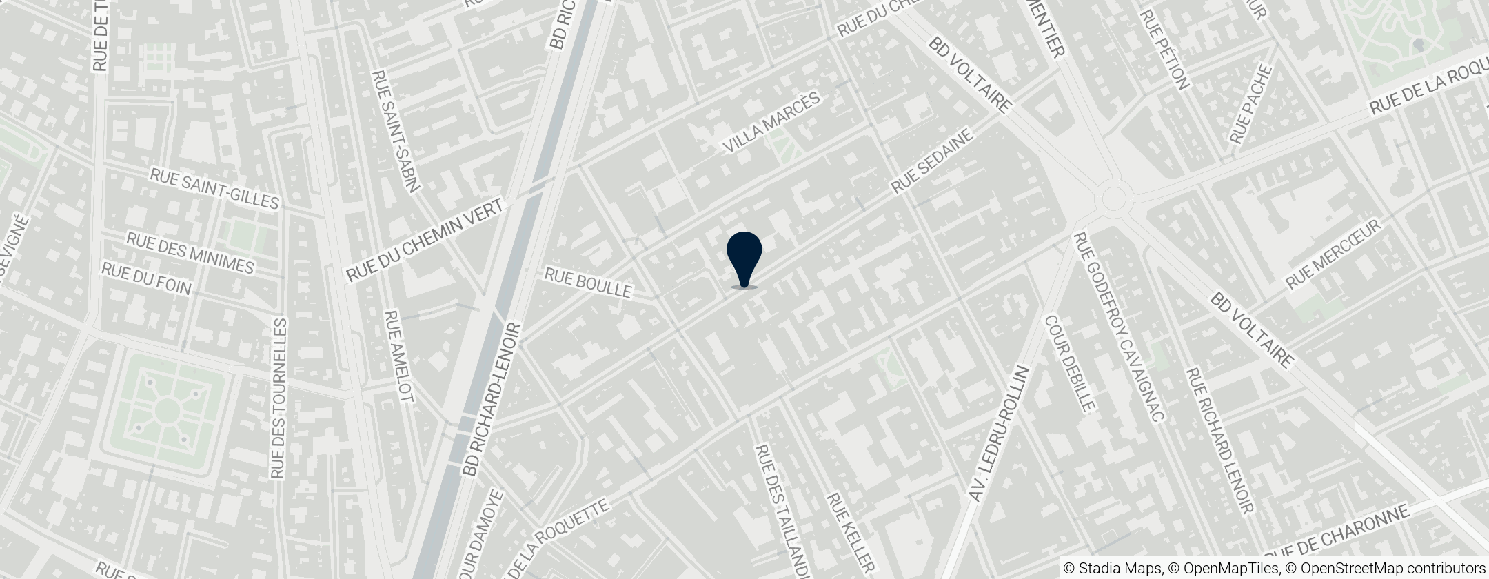 Map of L'Atelier des Sens