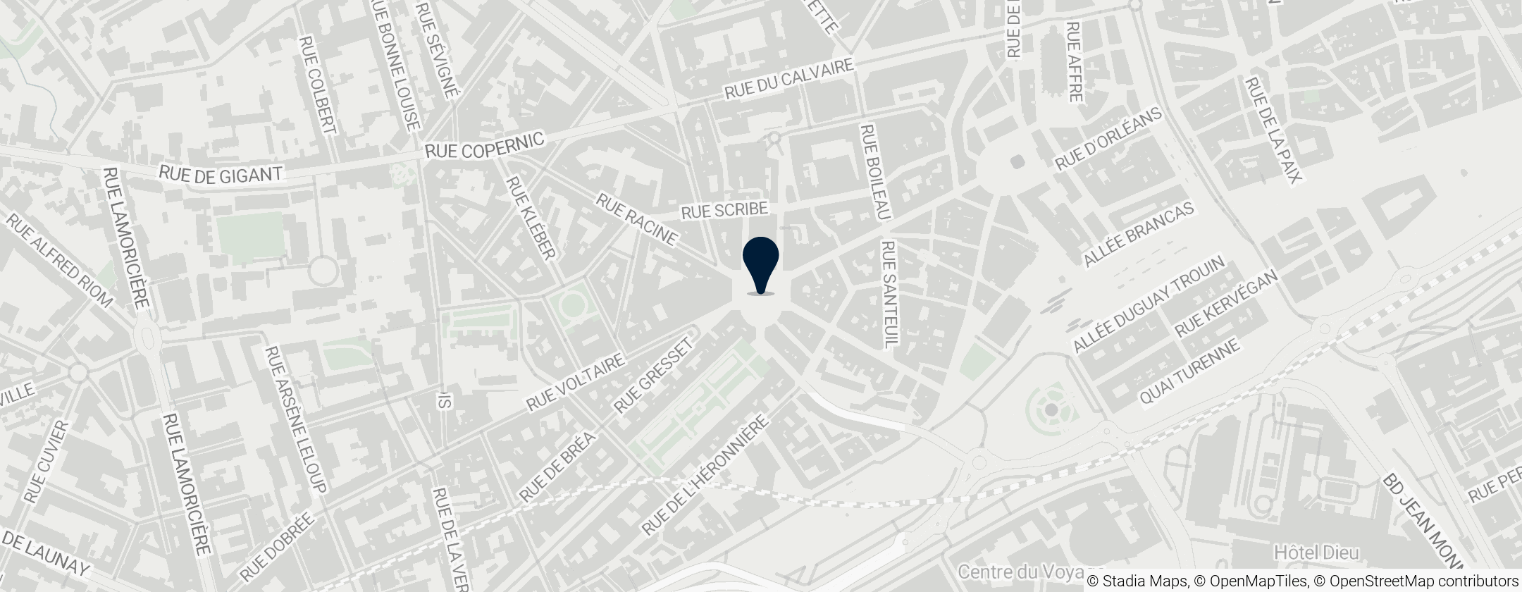 Map of Place Graslin