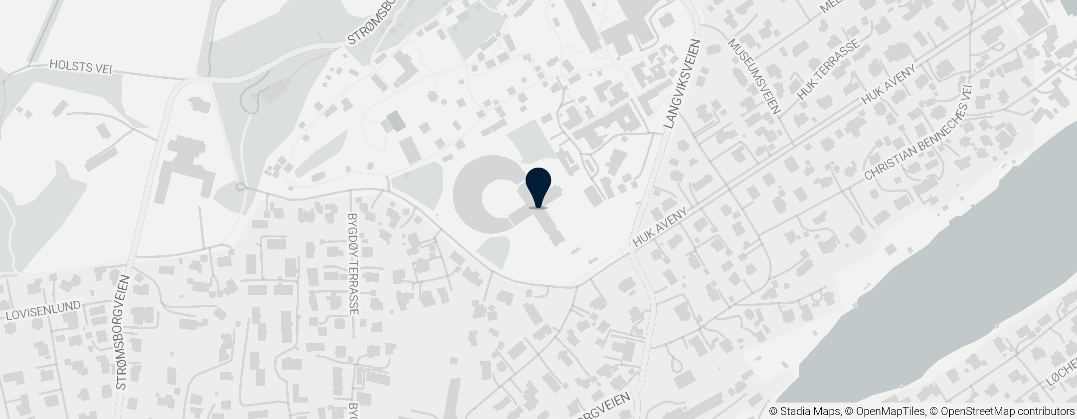 Map of Viking Ship Museum