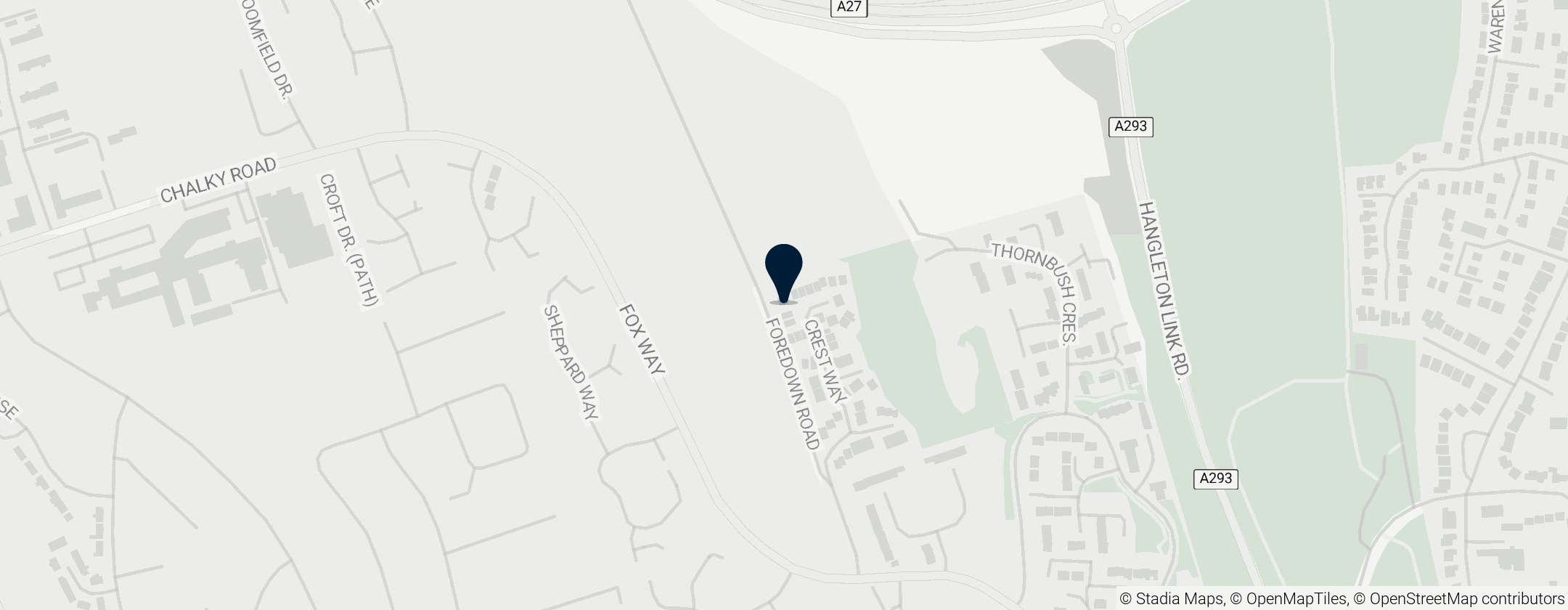 Map of Foredown Tower