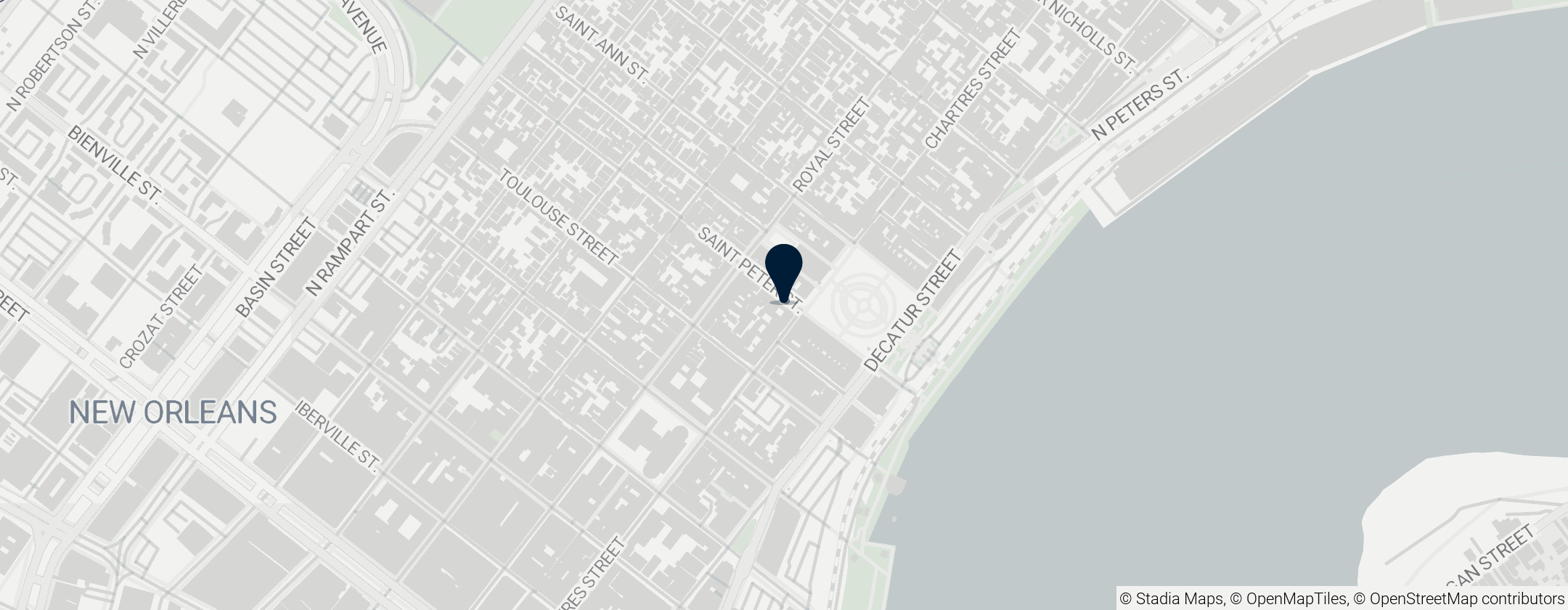 Map of Le Petit Theatre