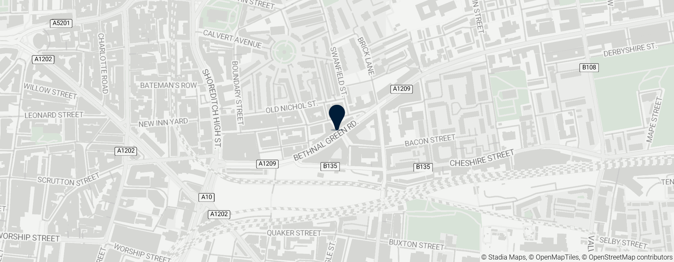 Map of Rich Mix Cinema