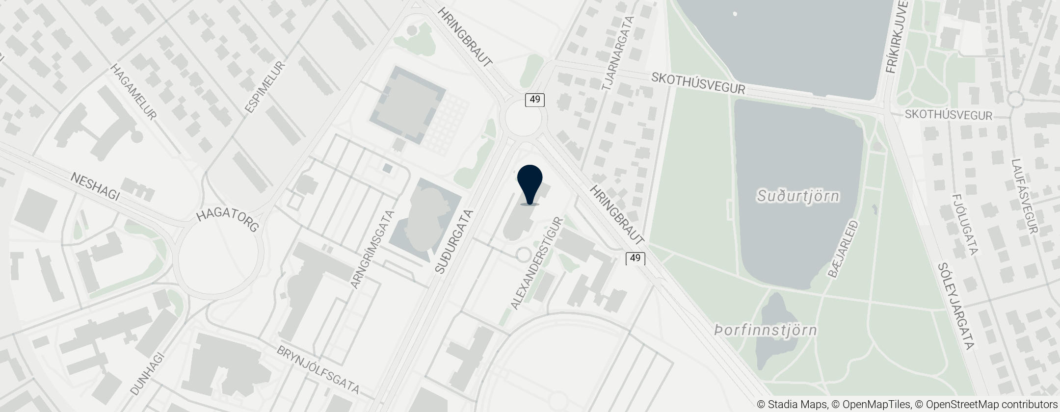 Map of Musée national d'Islande