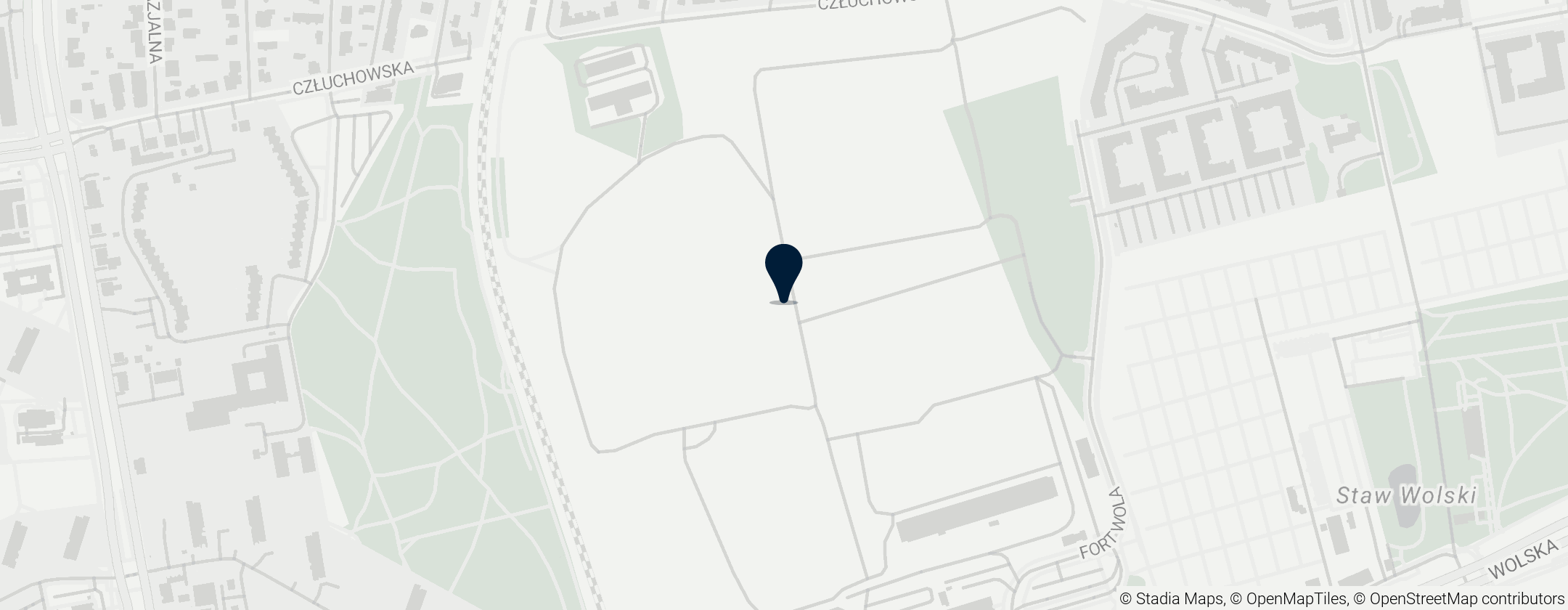 Map of Fort W Twierdzy Warszawa