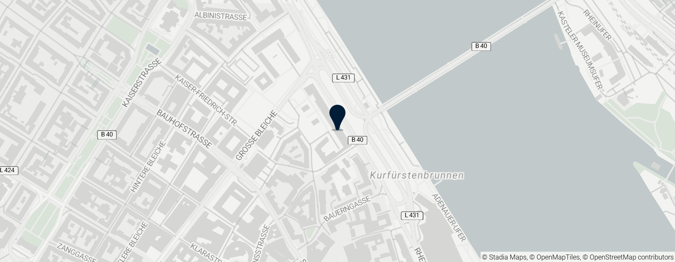 Map of Staatskanzlei Rheinland-Pfalz