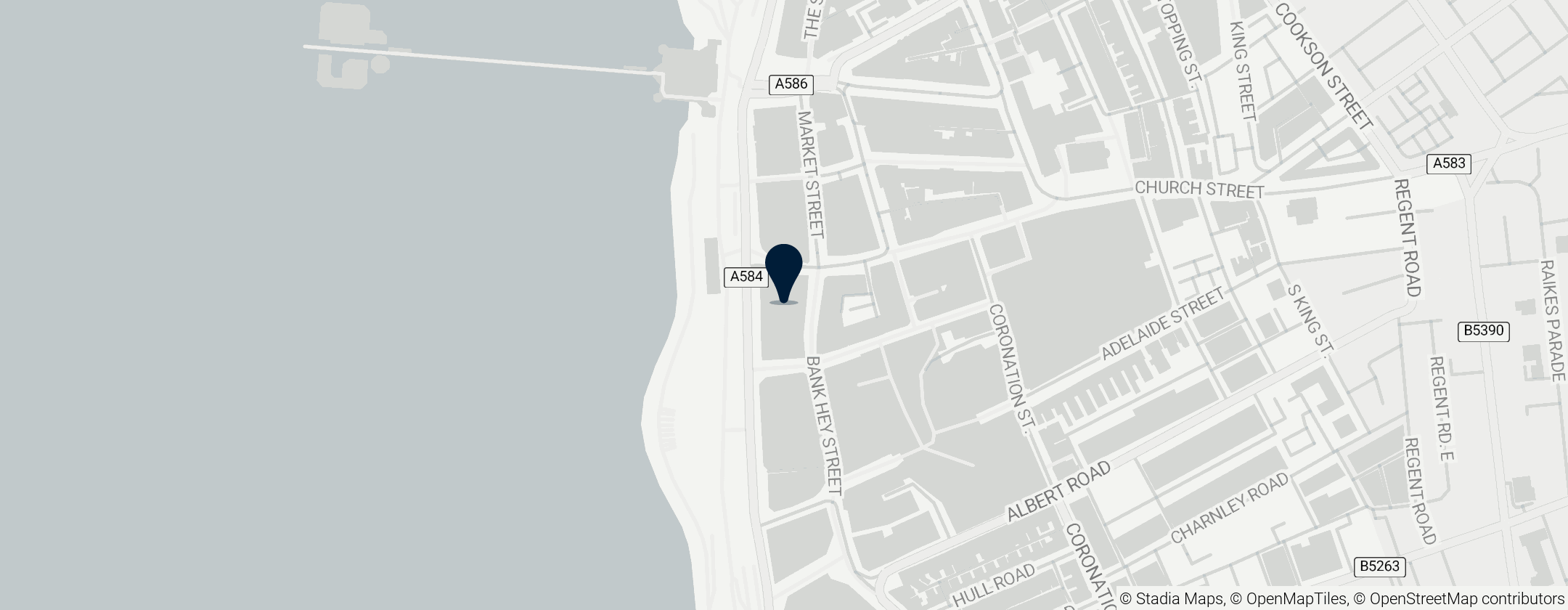 Map of Viva Blackpool