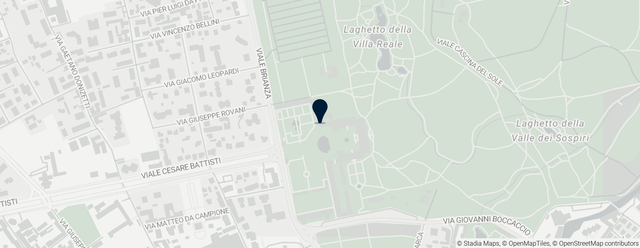 Map of Teatrino di corte