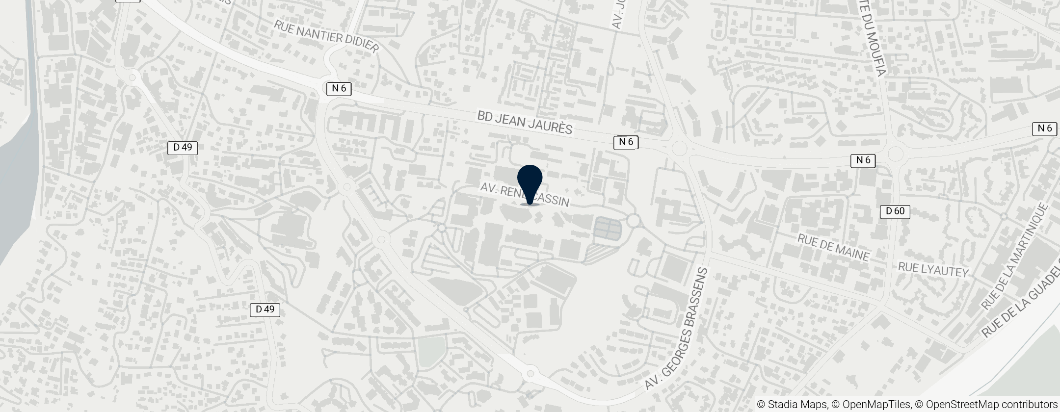 Map of Campus universitaire du Moufia