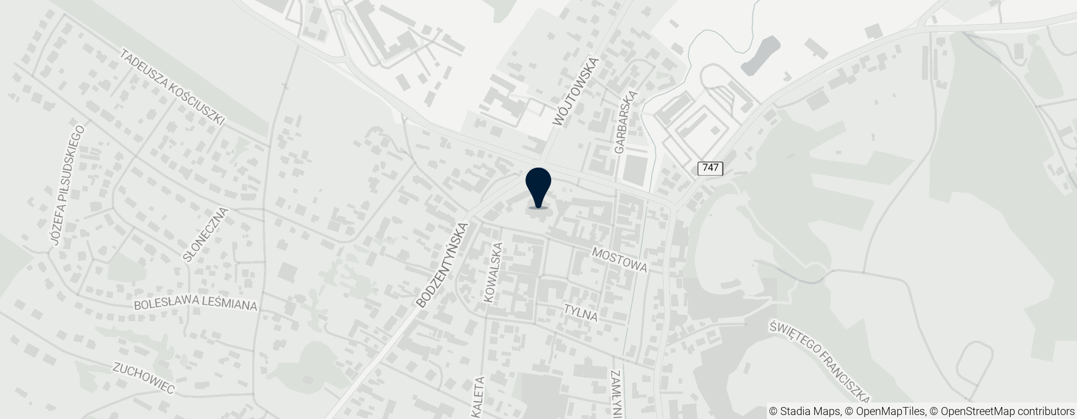 Map of Kościół pw. Wniebowzięcia Najświętszej Maryi Panny