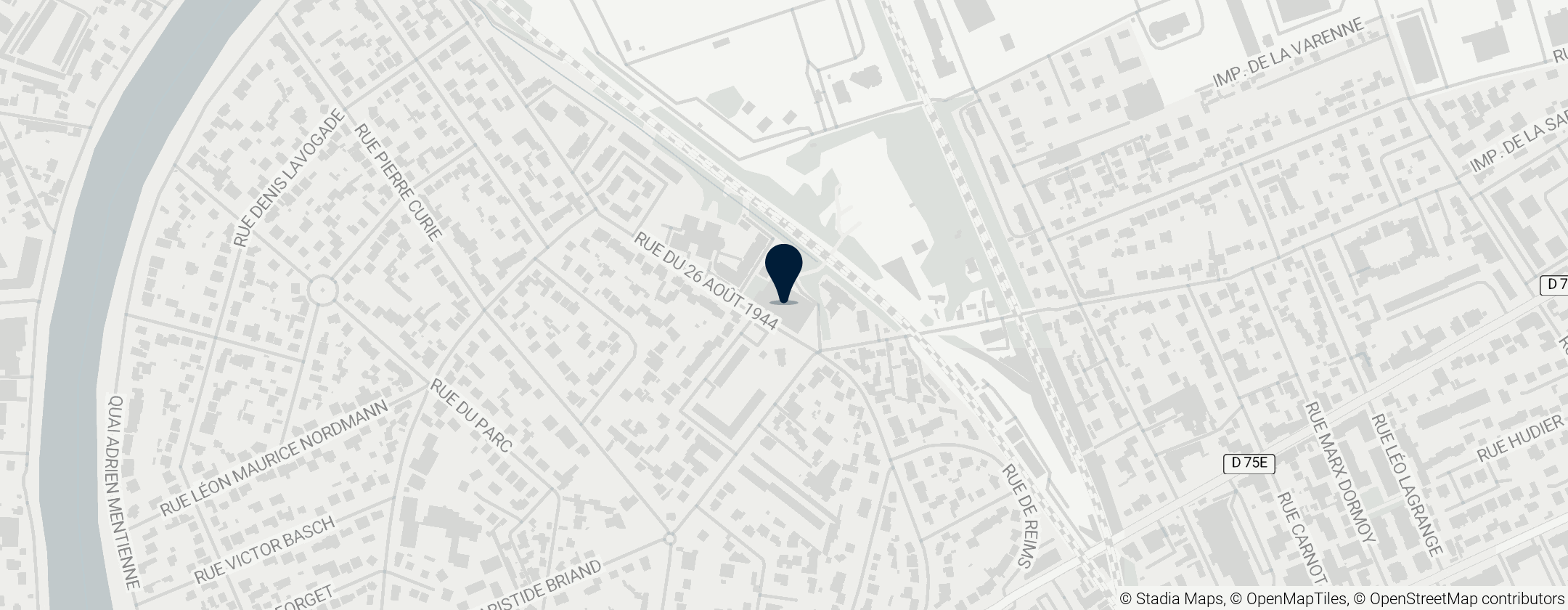 Map of Stade Léopold Bellan