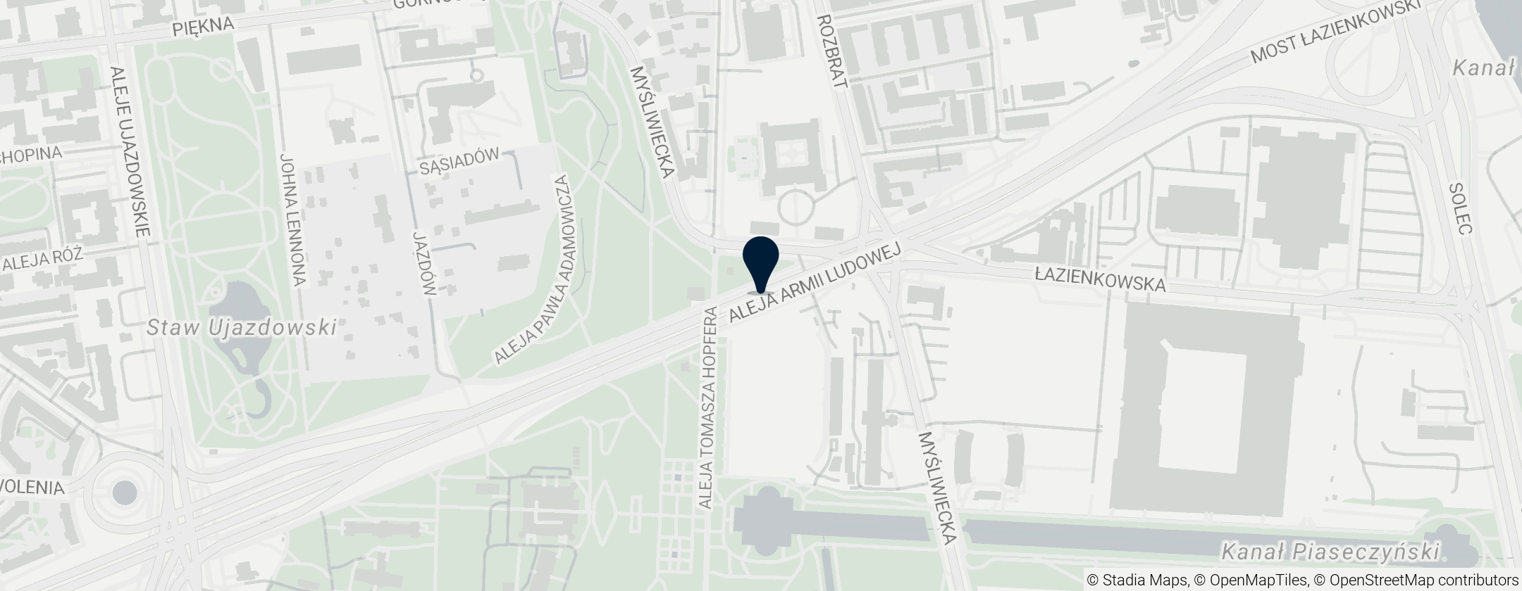 Map of Aleja Armii Ludowej