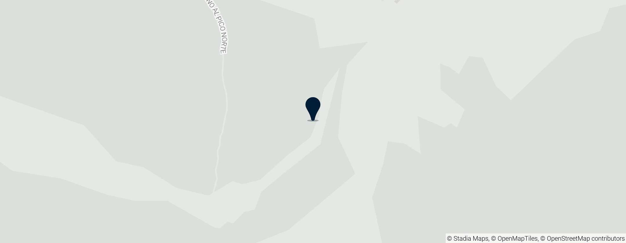 Map of Cerro de la Silla