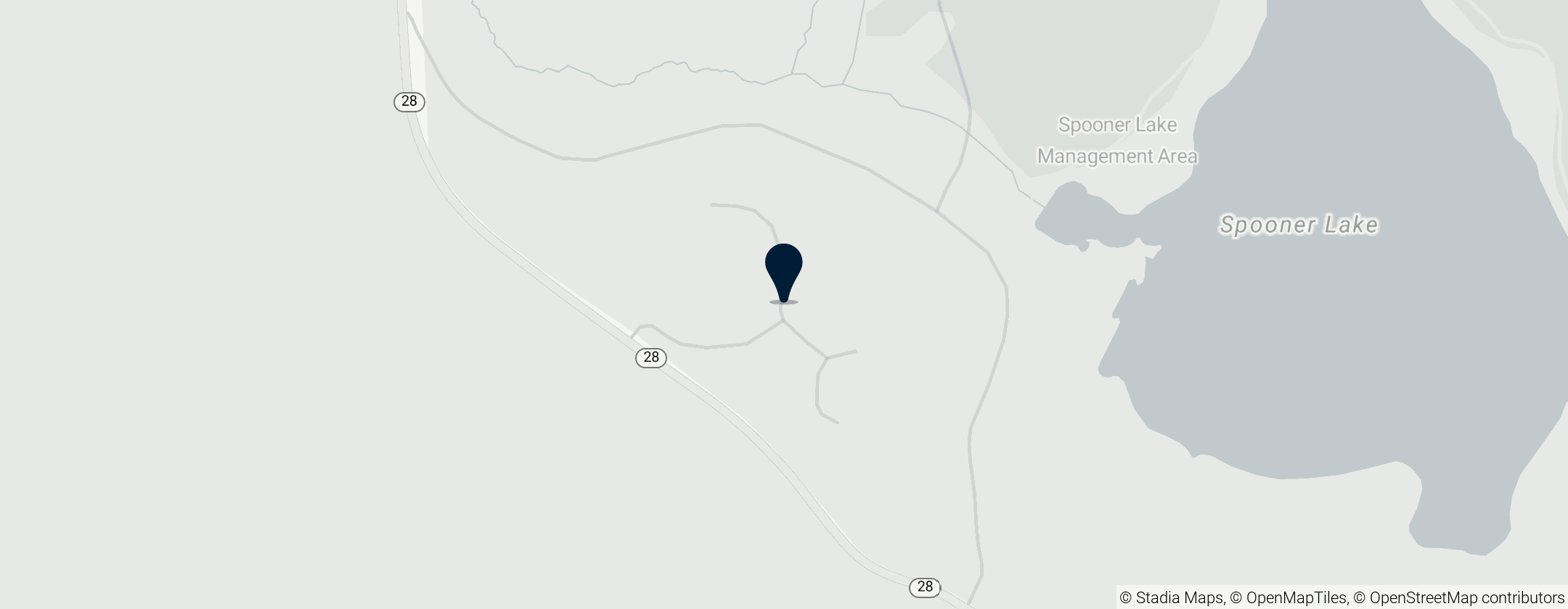 Map of Spooner Lake Cross-Country Ski Resort