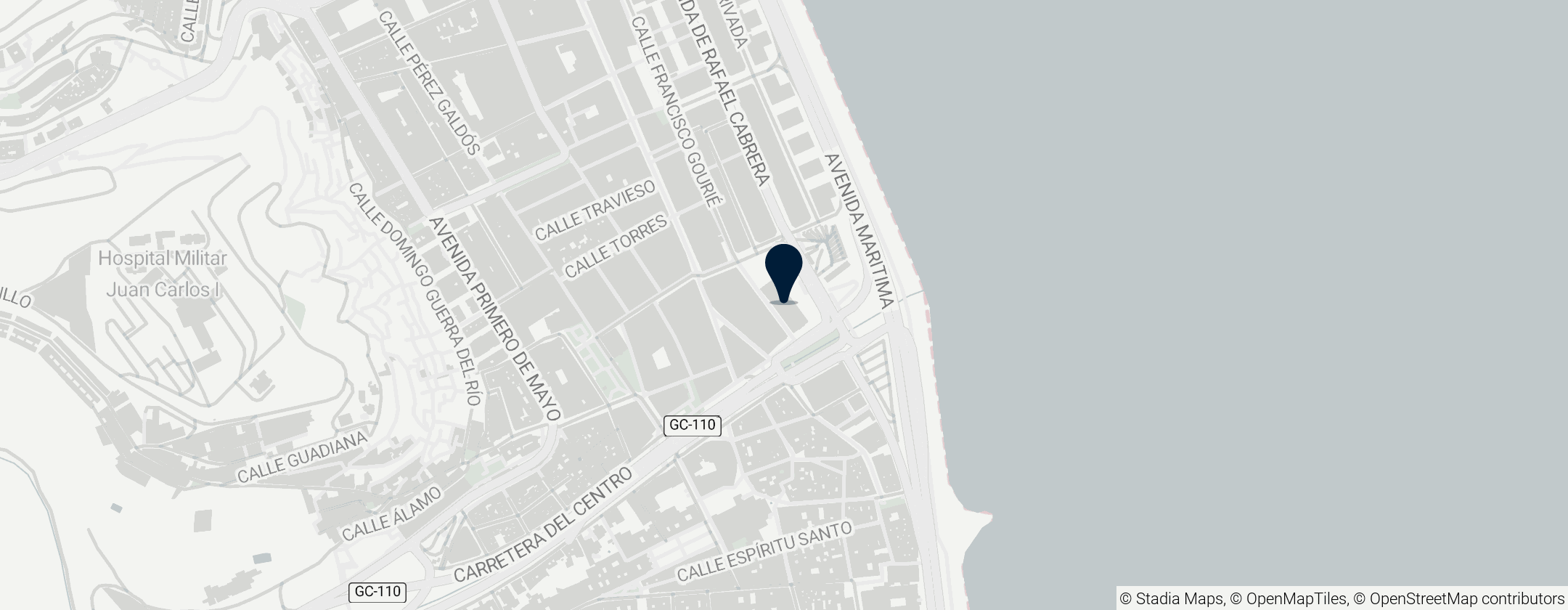 Map of Teatro Pérez Galdós