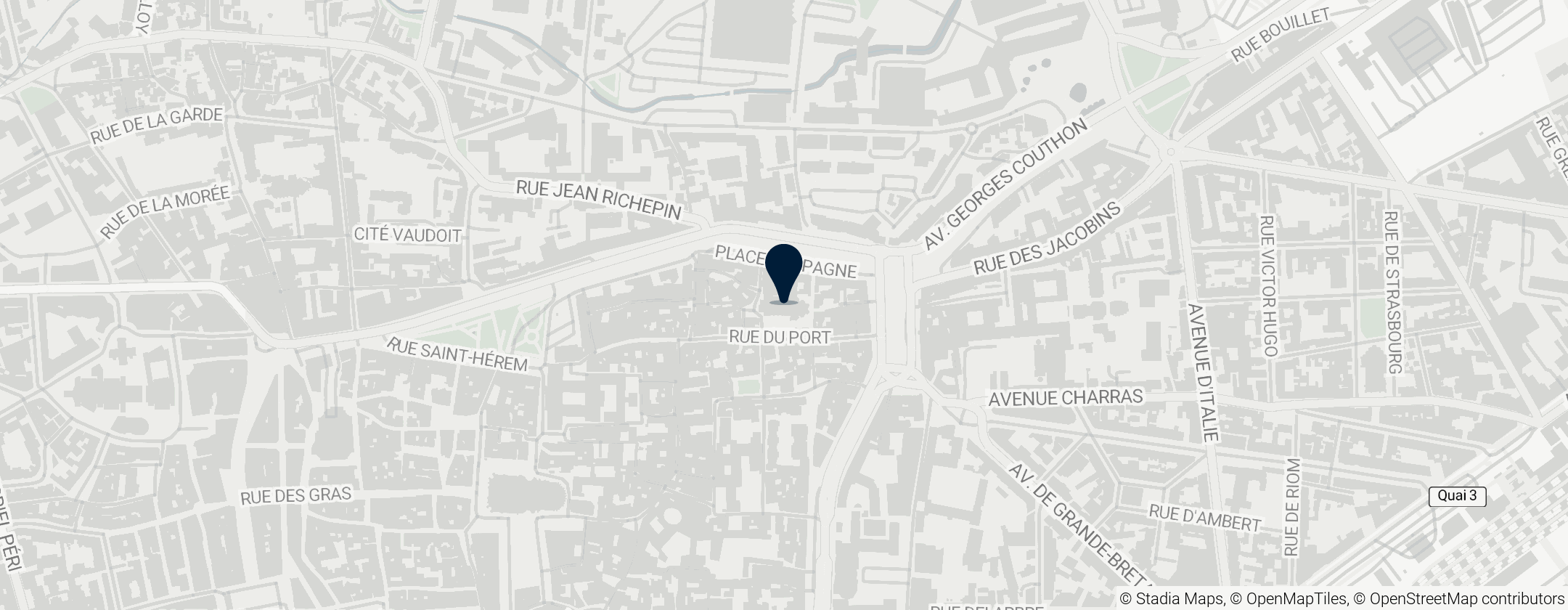 Map of Notre-Dame-du-Port