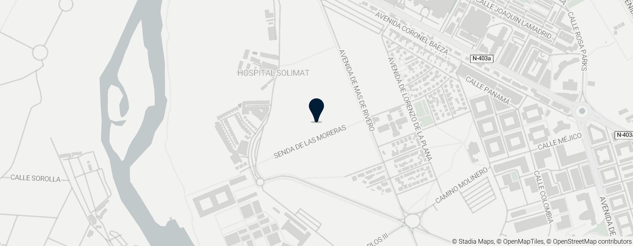 Map of Yacimiento arqueológico de la Vega Baja