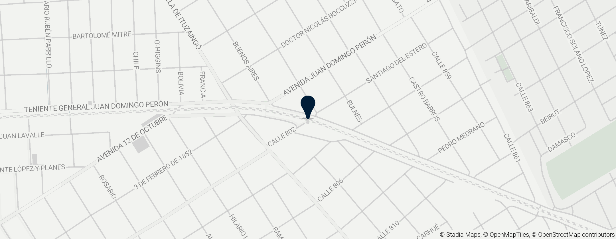 Map of Estanislao S. Zeballos