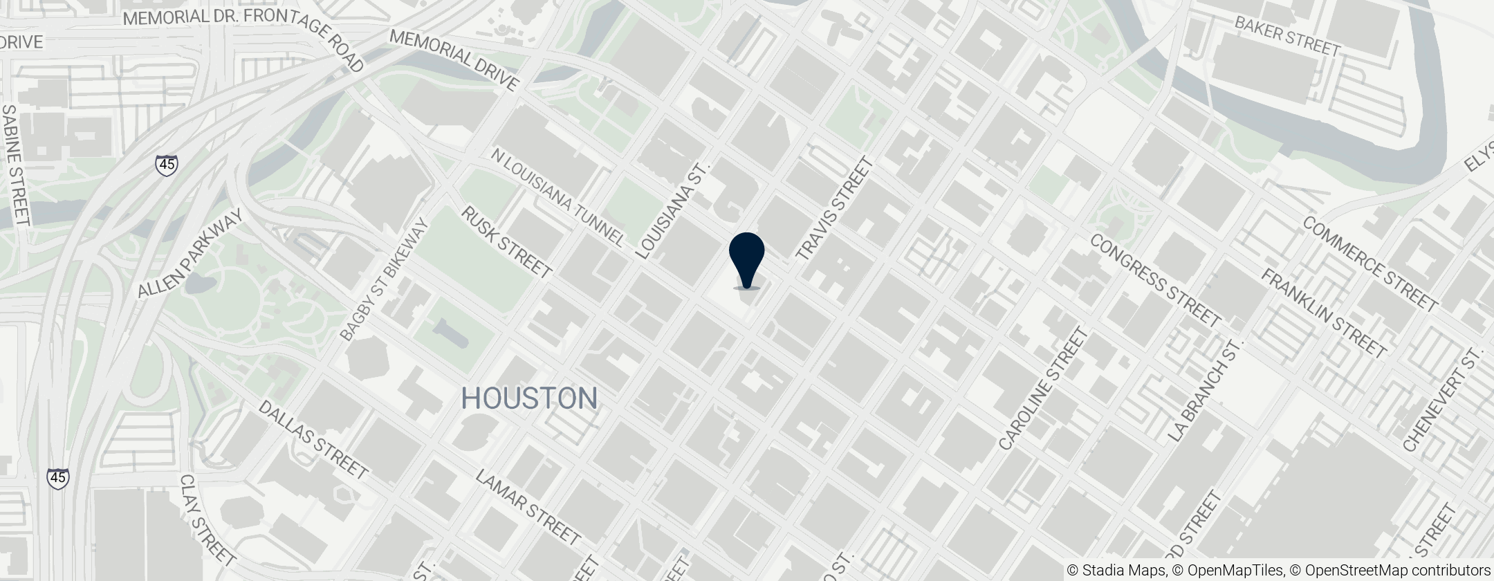 Map of JPMorgan Chase Tower