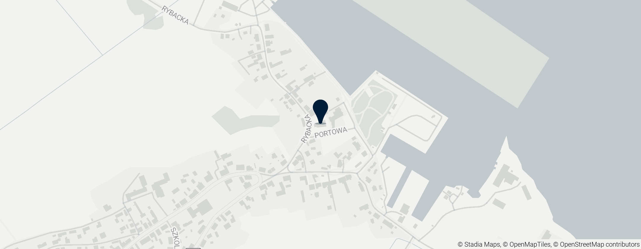 Map of Kościół Podwyższenia Świętego Krzyża w Trzebieży