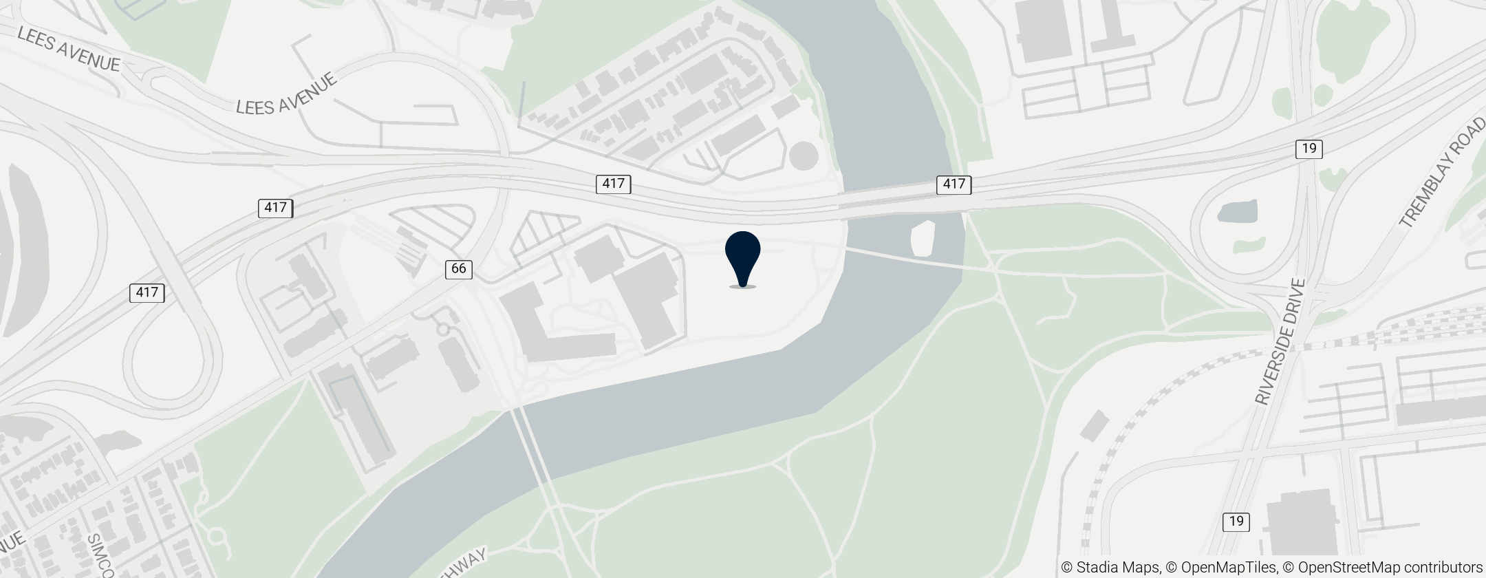 Map of Gee-Gees Field