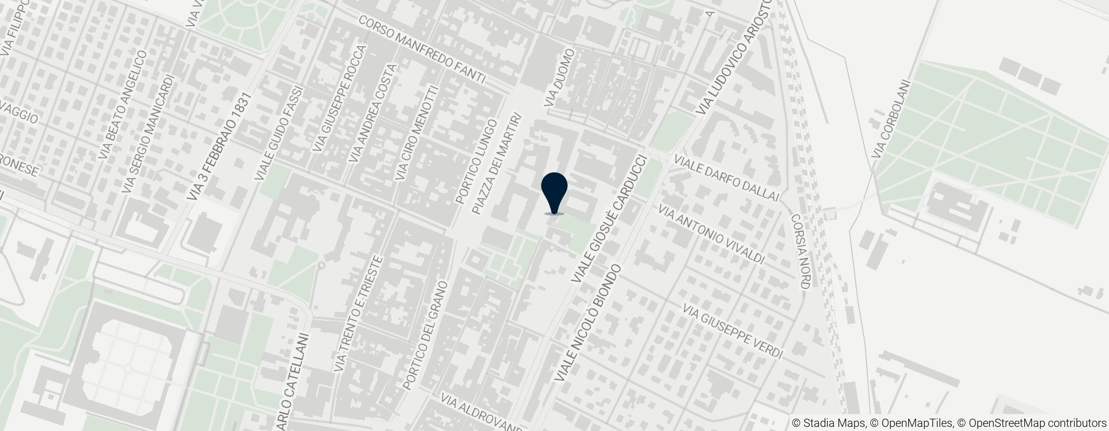 Map of Santa Maria in Castello