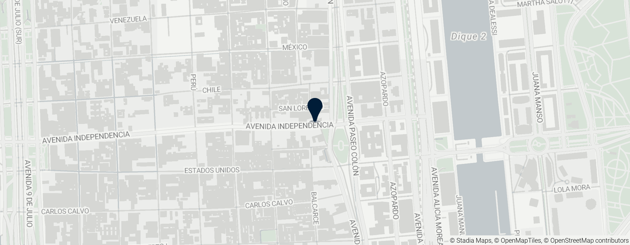 Map of El Viejo Almacen