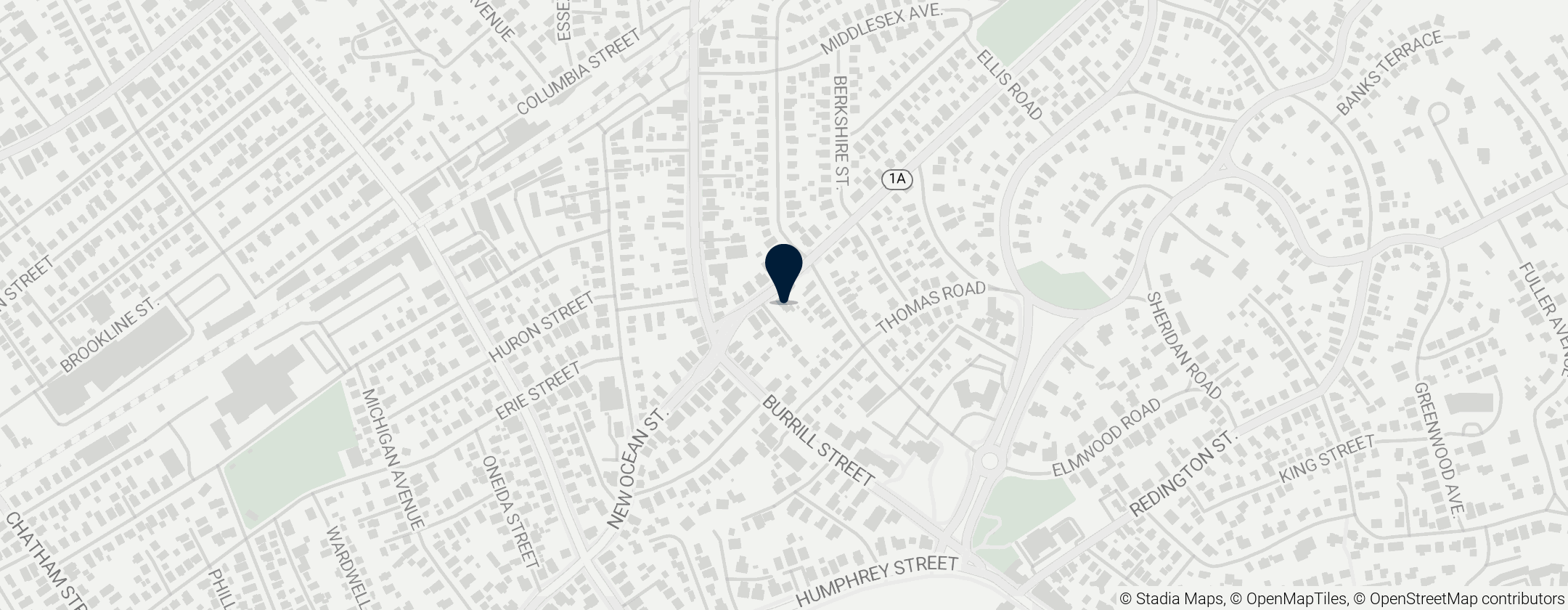 Map of Mary Baker Eddy Historic House