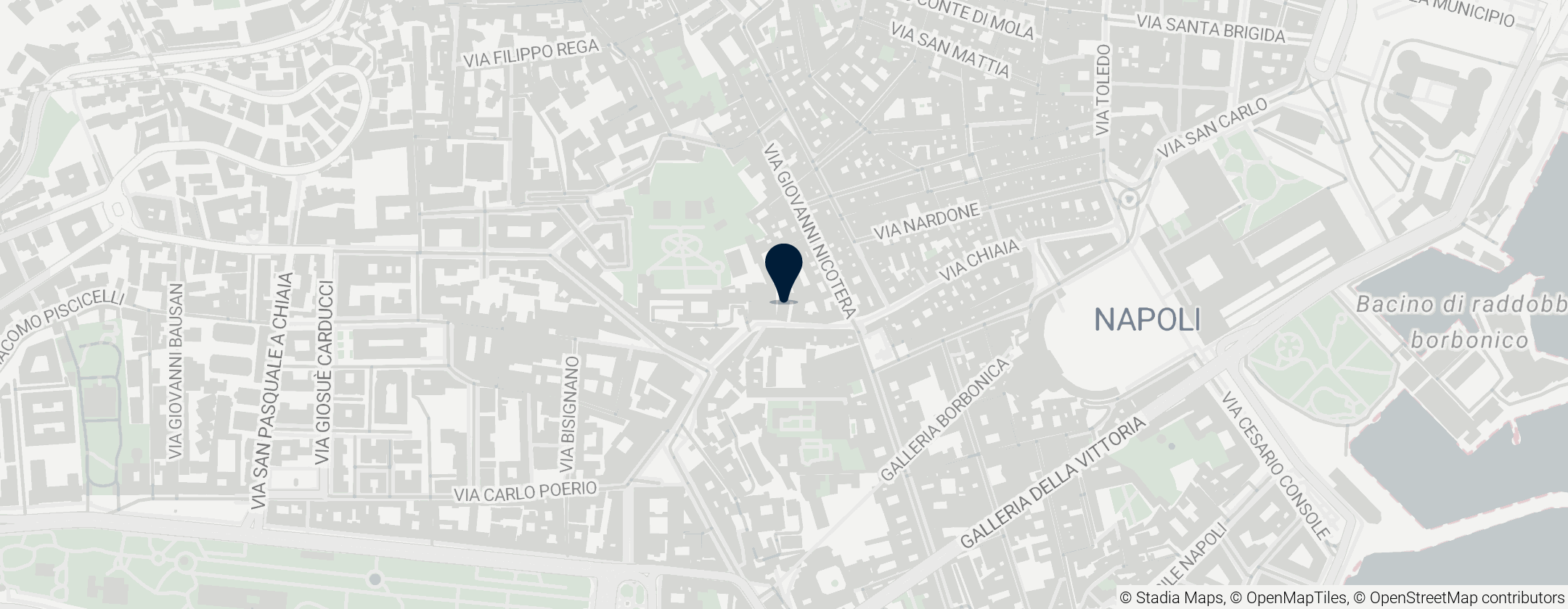 Map of Sant'Orsola a Chiaia