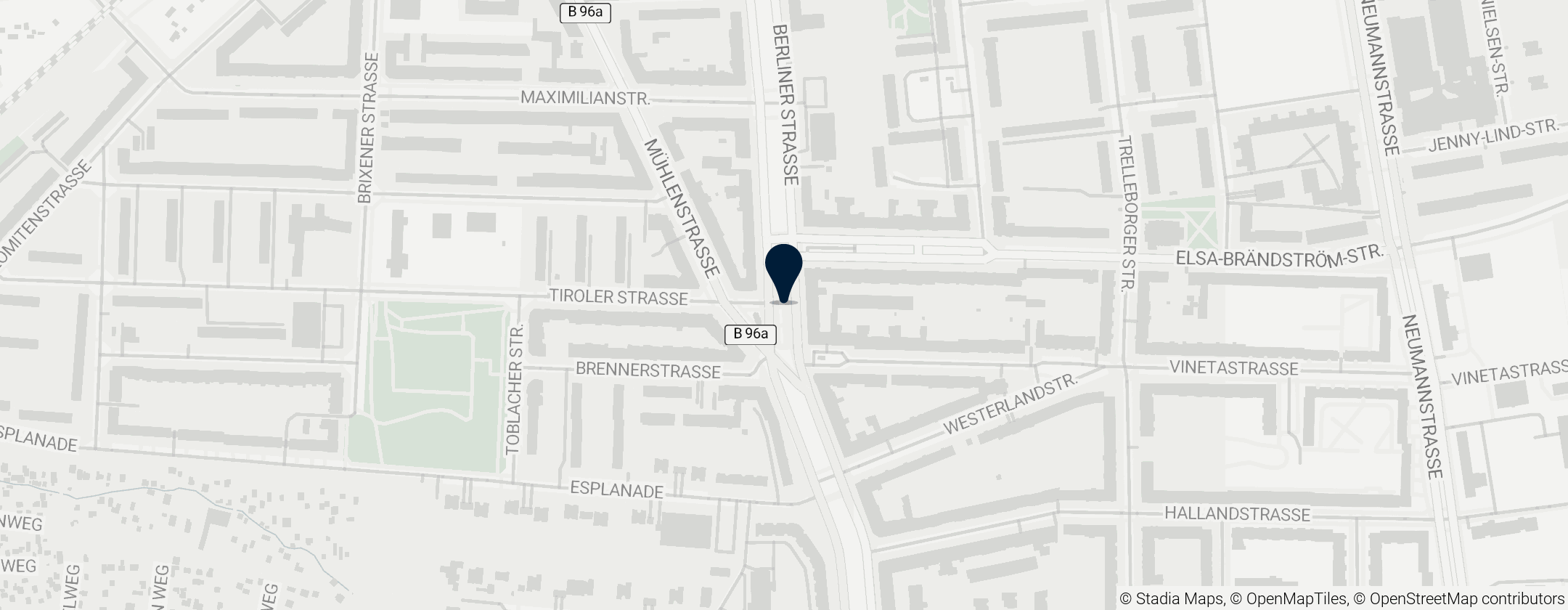 Map of 维内塔大街站