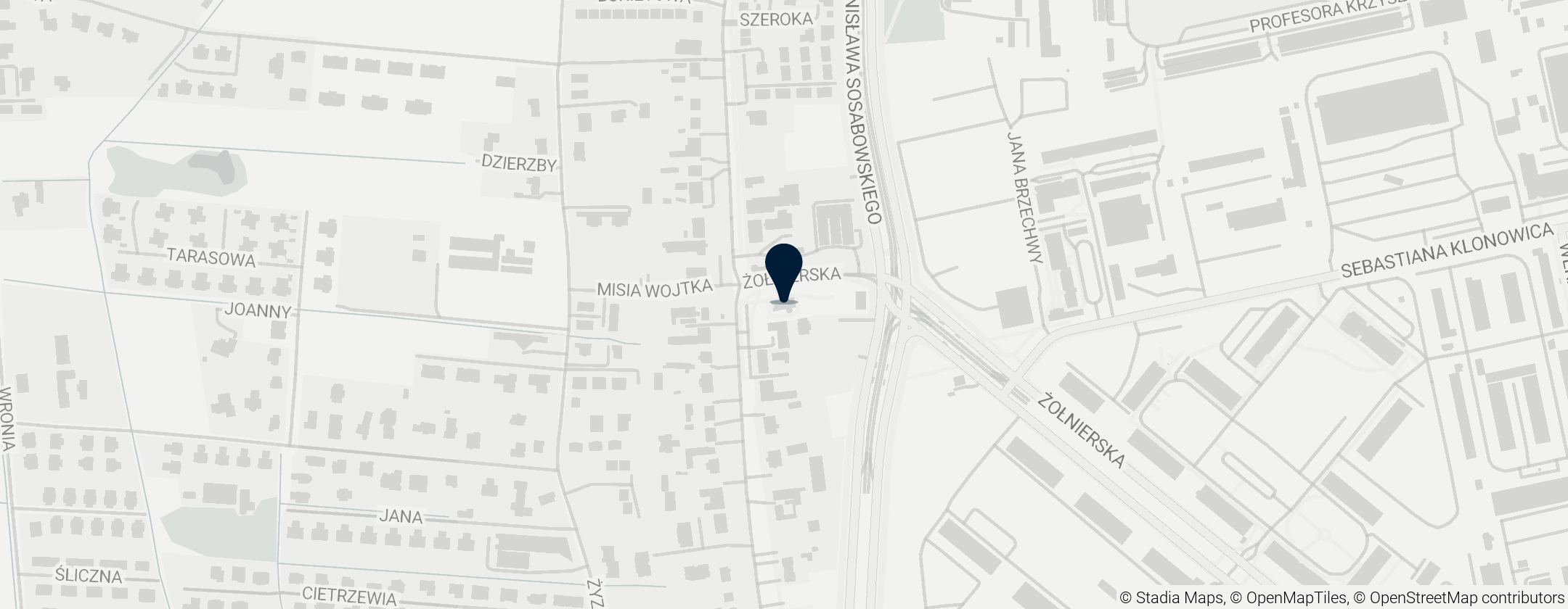 Map of Kościół Świętej Trójcy w Szczecinie