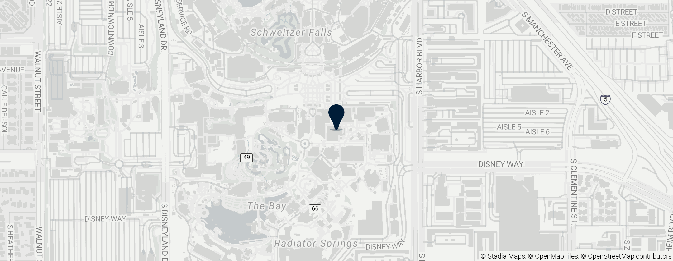 Map of Mickey's PhilharMagic