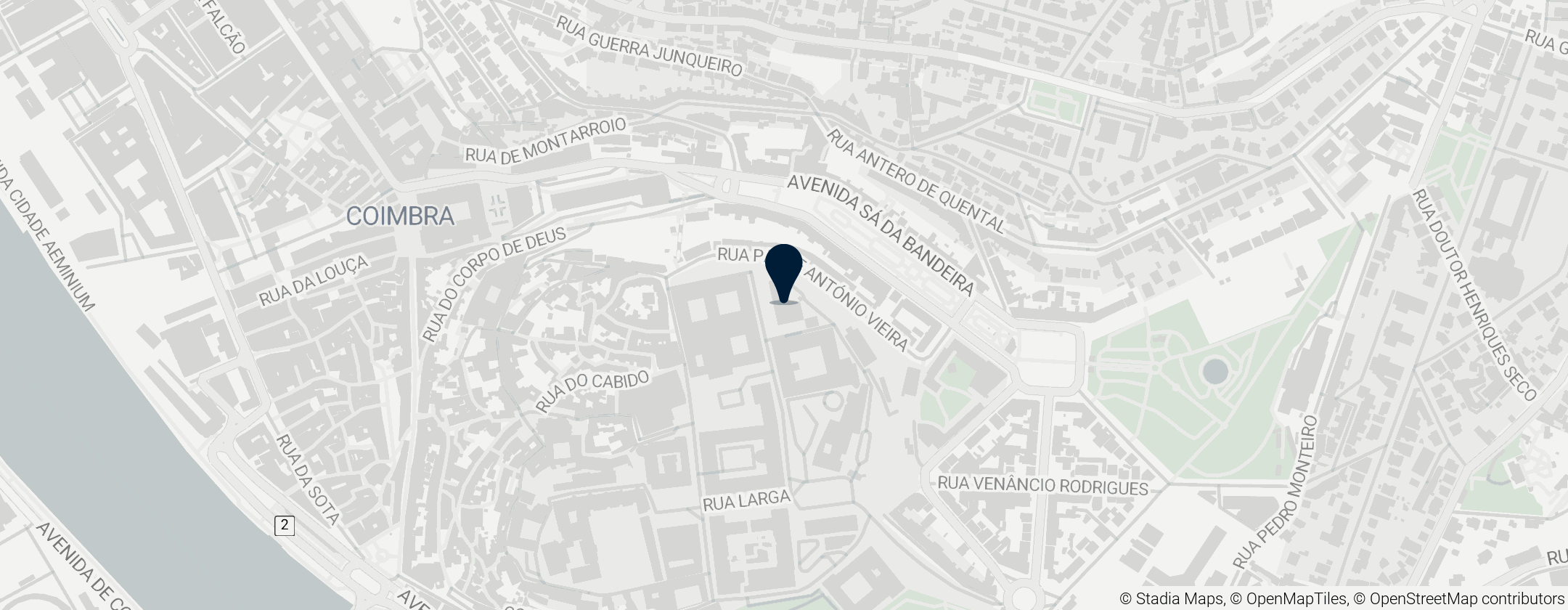 Map of Science Museum of the University of Coimbra