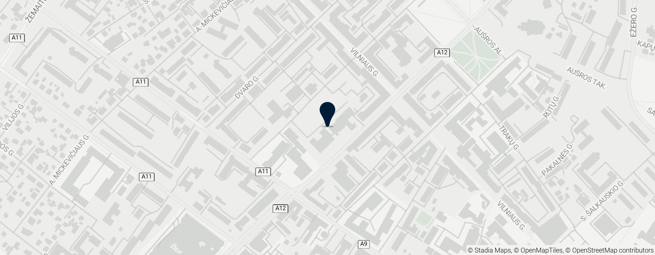 Map of Šiauliai Julius Janonis Gymnasium